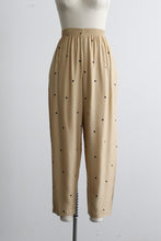 fawn dot trousers