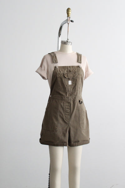basil leaf short overalls