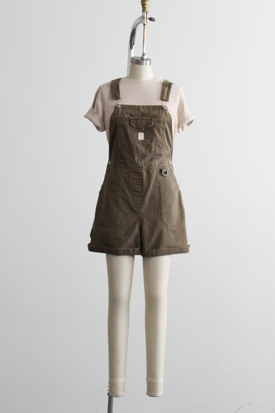 basil leaf short overalls