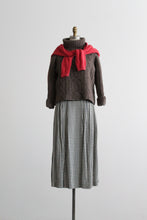 sweetgrass gingham midi skirt