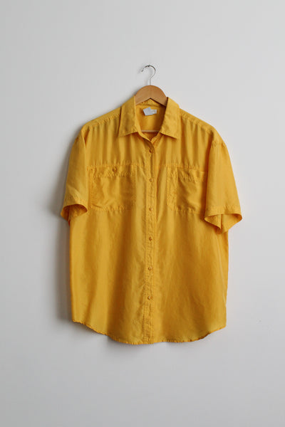 dandelion silk button up