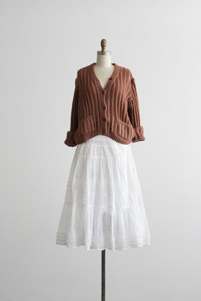 milkthistle lace midi skirt