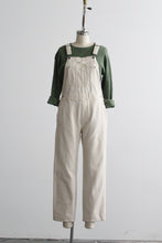bone cotton overalls