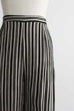 graphite striped trousers