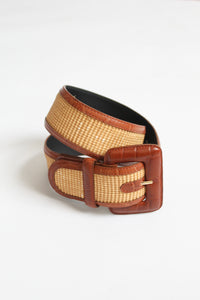 wide woven belt
