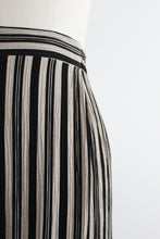 graphite striped trousers
