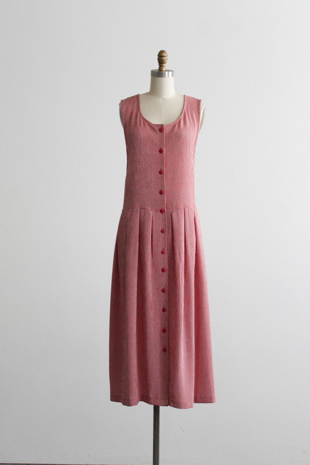 cardinal gingham market dress