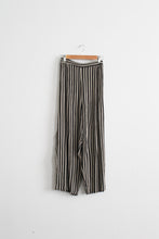 graphite striped trousers