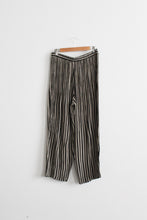 graphite striped trousers