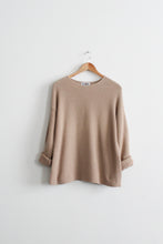 putty seed stitch sweater