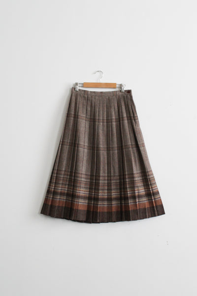 scholastic wool midi skirt