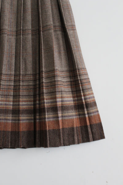 scholastic wool midi skirt