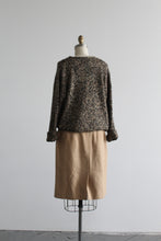 camel wool skirt