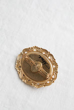 vintage cameo brooch