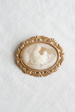 vintage cameo brooch