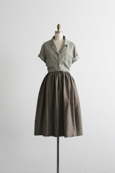 sageleaf silk skirt