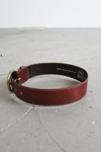 wide leather belt