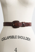 saddle leather belt