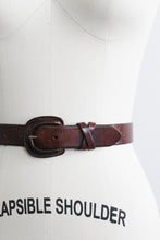 saddle leather belt