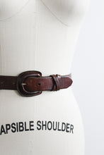 saddle leather belt