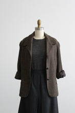 card catalog wool blazer
