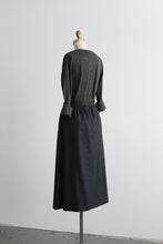 graphite wool midi skirt