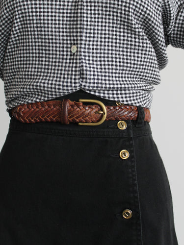 cardamom leather belt