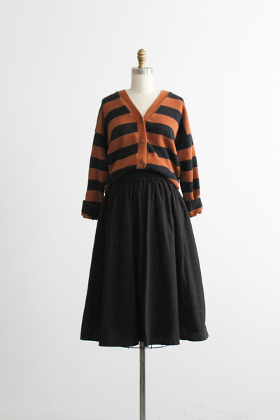 inkwell cotton midi skirt