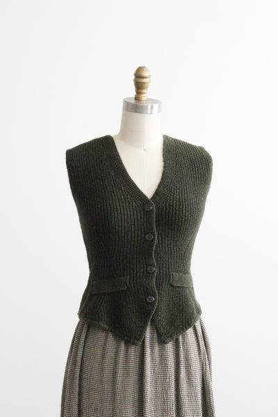 spruce knit vest