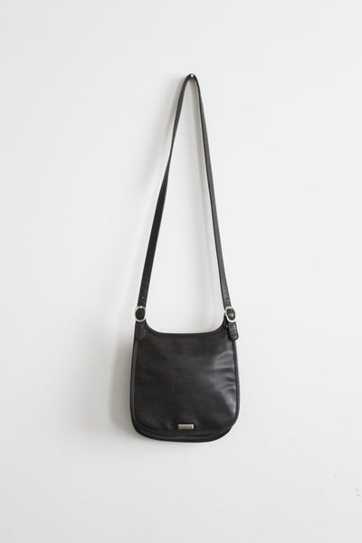 walnut vegan leather shoulder bag