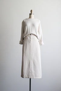 parchment cotton sweater (m)