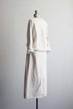 parchment cotton midi skirt (s)
