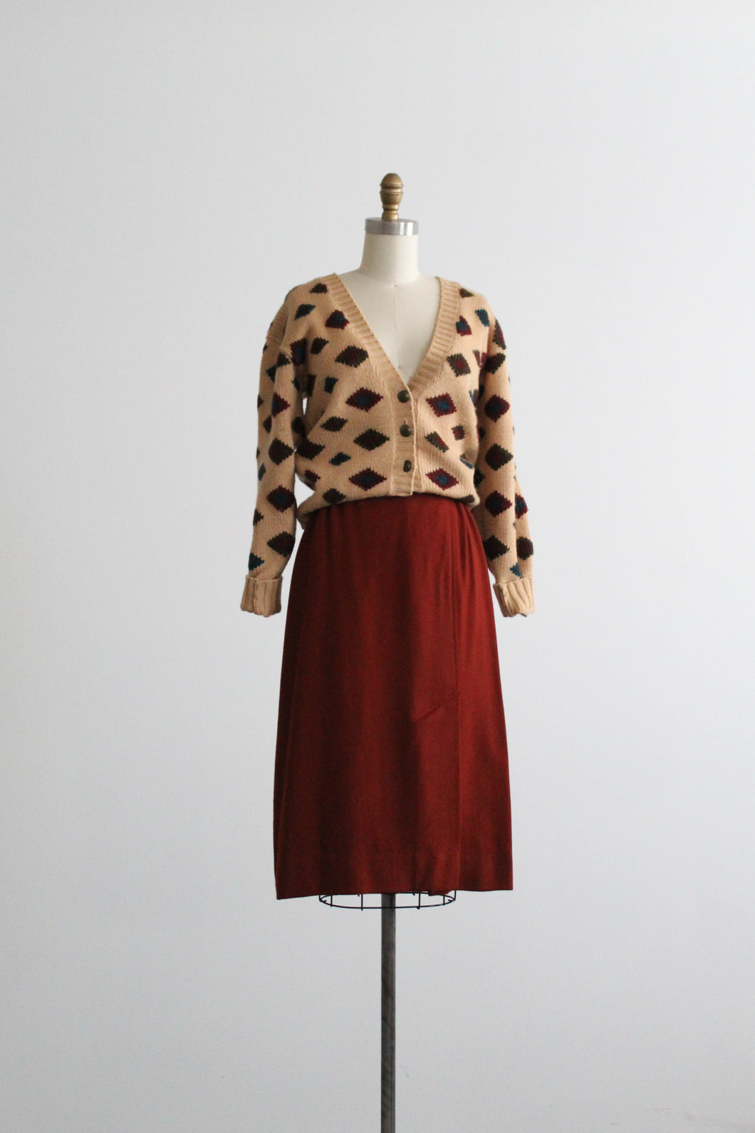 amberglow wool skirt