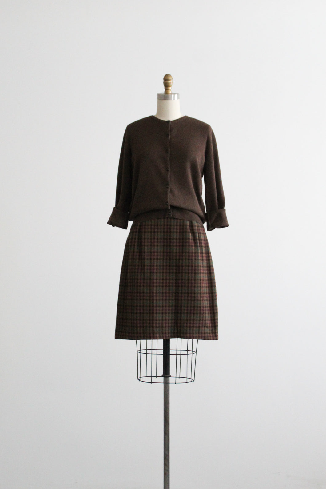 brooklyn autumn wool skirt