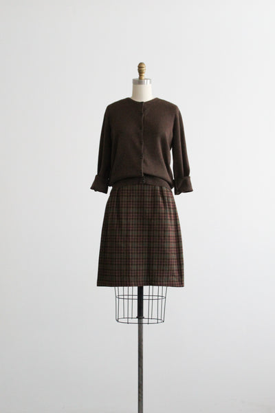 brooklyn autumn wool skirt