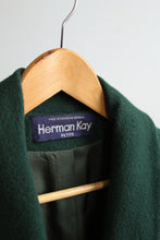 evergreen wool trench
