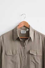 seagrass silk button up