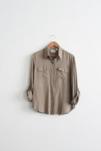 seagrass silk button up
