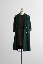evergreen wool trench