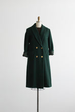 evergreen wool trench