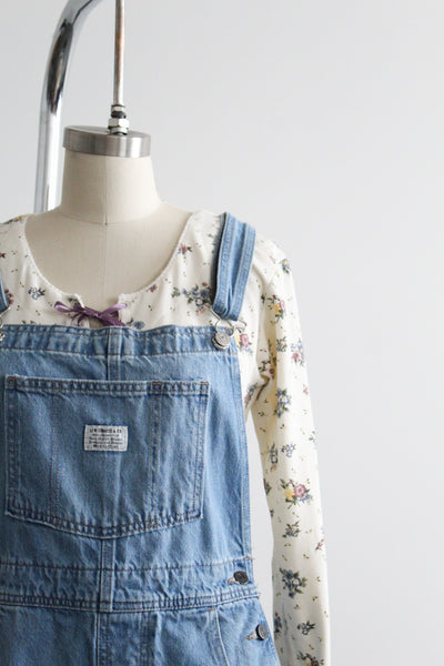 driftwood short overalls