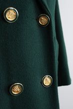 evergreen wool trench