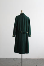 evergreen wool trench