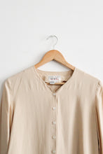 bone silk button up