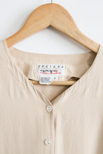 bone silk button up