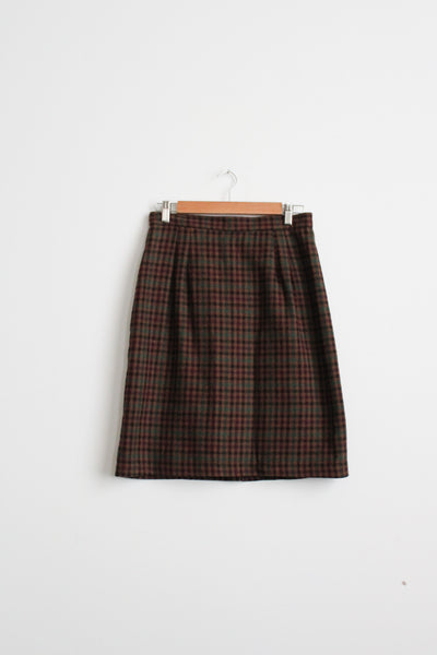 brooklyn autumn wool skirt