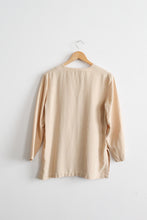 bone silk button up