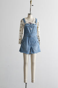 driftwood short overalls