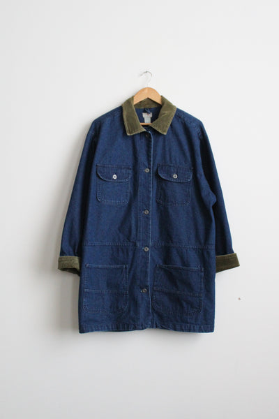 nantucket denim chore coat