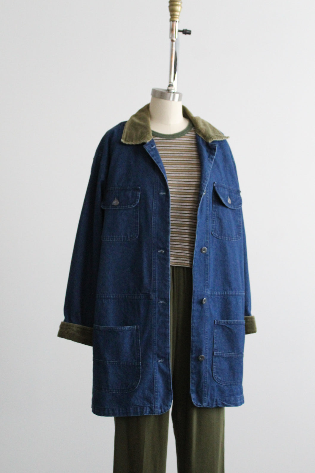 nantucket denim chore coat